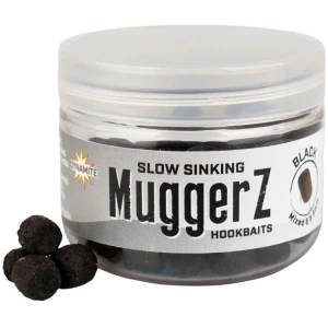 Boilies De Carlig DYNAMITE BAITS MuggerZ Slow Sinking Fishmeal Hookbaits, Black, 6-8mm