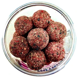 Boilies Cu Miez Lichid Lk Baits Nutrigo, Bloodworm, 20-25mm, 250ml, 12buc/pac