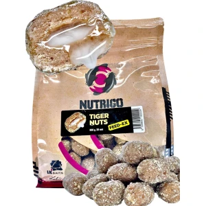 Boilies Cu Miez Lichid Lk Baits Nutrigo Feed-ex, Alune Tigrate, 20mm, 800g