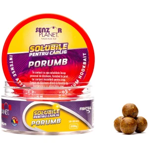 Boilies pentru Carlig Senzor Planet, Solubile, Porumb, 16-18mm, 200g Boilies pentru Carlig Senzor Planet, Solubile, Porumb, 16-18mm, 200g