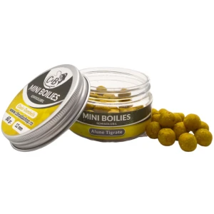 Mini Boilies C&B Semisolubil, Alune Tigrate, Galben, 12mm, 60g Mini Boilies C&B Semisolubil, Alune Tigrate, Galben, 12mm, 60g