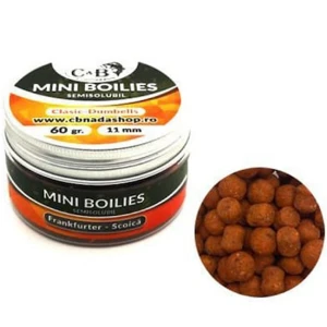 Mini Boillies Semisolubil C&B, Frankfurter Scoica, 11mm, 60g  Mini Boillies Semisolubil C&B, Frankfurter Scoica, 11mm, 60g