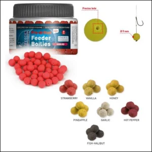 Boilies Carp Zoom Feeder Competition Gaurit 9mm 85gr Strawberry