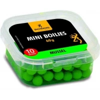Boilies Browning Mini Boilie Pre-drilled Green Mussel 10mm