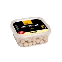 Boilies Browning Mini Boilie Pre-drilled White Nature Garlic 10mm