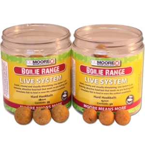 Boilies Cc Moore Live System Hard Hookbaits, 18mm, 35buc/borcan