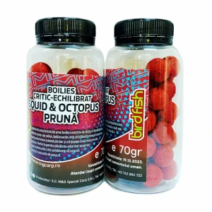 Boilies Critic Echilibrat Mg Squid And Octous Pruna 70gr