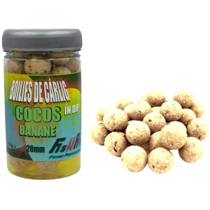 Boilies De Carlig Fish Pro Dipuit, Cocos Banane, 20mm, 150g