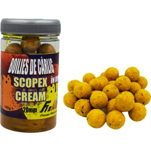 Boilies De Carlig Fish Pro Dipuit, Scopex Cream, 20mm, 150g