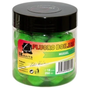 Boilies Lk Baits Fluoro Tare, Scoica, Verde, 18mm, 250ml