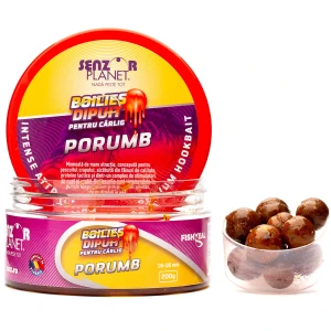Boilies Senzor Dipuit Pentru Carlig, Porumb, 16-18mm, 200g