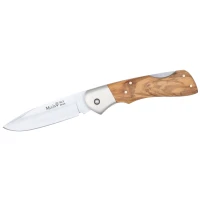 Briceag MUELA 80mm Lockback Blade, Olice Wood Scales, Nickel Silver Boster