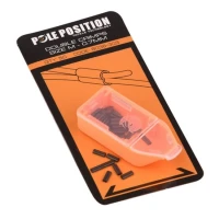 Bride Duble Pole Position Double Crimps S 0.70mm, 50buc/pac Bride Duble Pole Position Double Crimps S 0.70mm, 50buc/pac