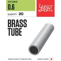 Bride pentru Strune LUCKY JOHN LJP5123 Brass Tube 1.6mm, 20buc/pac Bride pentru Strune LUCKY JOHN LJP5123 Brass Tube 1.6mm, 20buc/pac