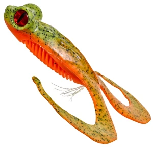 Broasca GUNKI Bull Frog, 13cm, 34g, Fluo Chart Pepper, 1buc/pac