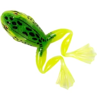 Broasca LIVE TARGET Freestyle Frog Unrigged, Chart / Green, 5cm, 4buc/pac