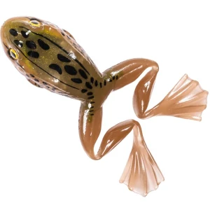 Broasca Live Target Freestyle Frog Unrigged, Tan / Brown, 6cm, 3buc/pac