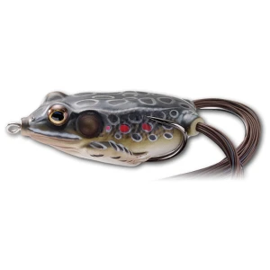 Broasca Live Target Hollow Body Frog Walking Bait, Brown / Black, 5.5cm, 18g