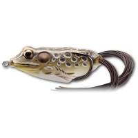 Broasca Live Target Hollow Body Frog Walking Bait, Tan / Brown, 5.5cm, 18g