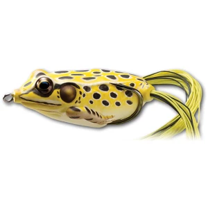 Broasca Live Target Hollow Body Frog Walking Bait, Yellow / Black, 4.5cm, 7g