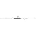 Cablu de Comanda Motor ULTRAFLEX C36 Gen II, 21ft/6.40m