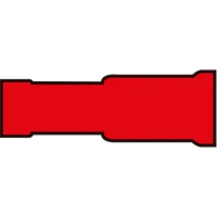 Conector Electric Cu Pin Rotund Allroundmarin, 4.0mm, Rosu, 100buc/pac