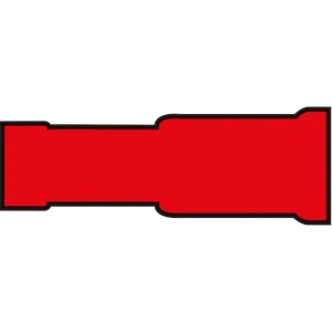 Conector Electric cu Pin Rotund ALLROUNDMARIN, 4.0mm, Rosu, 100buc/pac