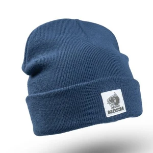 Caciula Nash Make It Happen Badge Beanie Hat Navy Blue