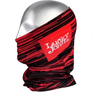 Bandana LUCKY JOHN AM-6512, Red & Black  Bandana LUCKY JOHN AM-6512, Red & Black