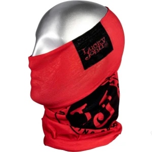 Bandana Lucky John Am-6513, Red & Black