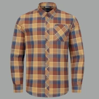 Camasa Blaser Charles Brown / Blue Marime M Camasa Blaser Charles Brown / Blue Marime M