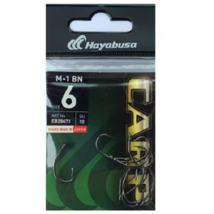 Carlige Hayabusa M1 Black Nichel Nr 6 10buc