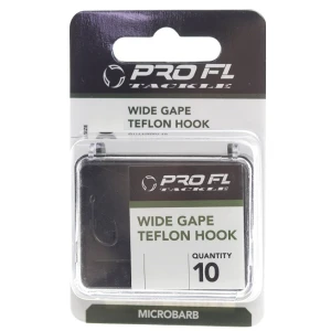 Carlige Pro Fl Wide Gape 10buc Teflonate Nr 10