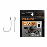 Carlig, Orange, Carp, Hook, Series, 1, nr.14, 8buc/plic, 120541hc0114, Carlige Crap, Carlige Crap Orange, Carlige Orange, Crap Orange, Orange