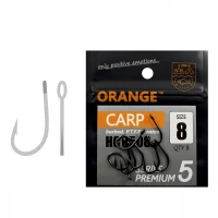Carlig Orange Carp Hook Series 5 nr.10 8buc/plic
