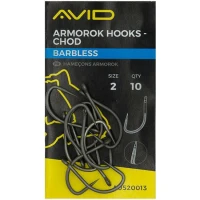Carlige Avid Armorok Hooks Chod Barbless, Nr.4, 10buc/pac