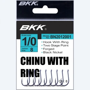 Carlige BKK Chinu-R Diamond Black Nickel Nr.10 10buc/plic Carlige BKK Chinu-R Diamond Black Nickel Nr.10 10buc/plic