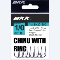 Carlige Bkk Chinu-r Diamond Black Nickel Nr.4 10buc/plic