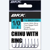 Carlige BKK Chinu-R Diamond Black Nickel Nr.8 10buc/plic