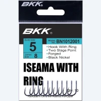 Carlige BKK Iseama-R Diamond Black Nickel Nr.1 10/plic