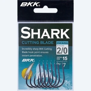 Carlige Bkk Iseama Shark Black Nickel Nr.2  8buc/plic