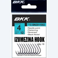 Carlige Bkk Izumezina Diamond Black Nickel Nr.8 12buc/plic Carlige Bkk Izumezina Diamond Black Nickel Nr.8 12buc/plic