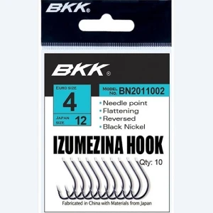 Carlige Bkk Izumezina Diamond Black Nickel Nr.8 12buc/plic