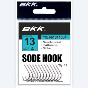 Carlige Bkk Sode Diamond Black Nickel Nr.8 12buc/plic