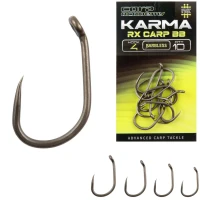 Carlige CARP ACADEMY Karma RX Carp Barbless, Nr.8, 10buc/pac