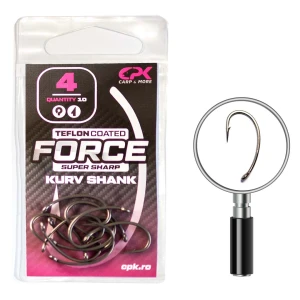 Carlige CPK Force Teflon Kurv Hooks, Nr.10, 10buc/pac Carlige CPK Force Teflon Kurv Hooks, Nr.10, 10buc/pac