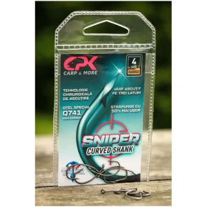 Carlige Cpk Sniper Curved Shank Nr.2, 10buc/plic