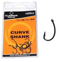 Carlige Claumar Curve Shank Teflon Technology Nr.10, 10Buc/Plic
