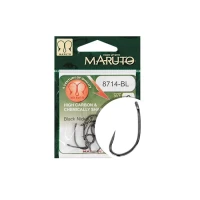 Carlige Crap Maruto Barbless Fara Spin 8714BL BN nr.12 10buc Carlige Crap Maruto Barbless Fara Spin 8714BL BN nr.12 10buc