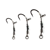 Carlige Extra Carp Carp Rig 777s, Nr 8, 3 Buc/plic, Negru